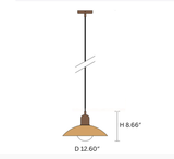 LED Bauhaus Pendant Light Fixture - Colorful Macaron Design for Kitchen, Dining Room & Modern Interiors