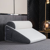 Inclined Reflux Wedge Support Pillow | Memory Foam, Hypoallergenic & Ideal for Back and Side Sleepers