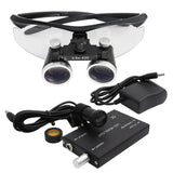 Dental Loupes Magnifier with & LED Headlight for Precision Work