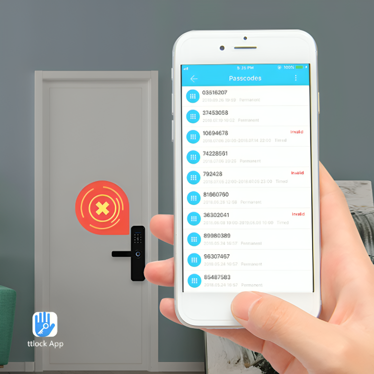 MysticGuard™ | Keyless Smart Door Lock with Biometric Access | Secure Entry for Home & Office
