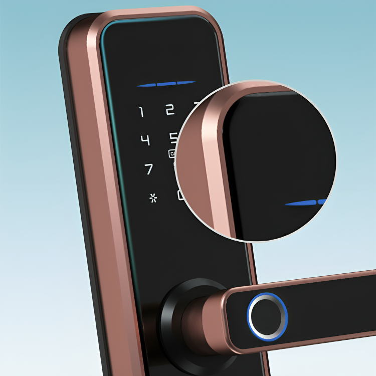 MysticGuard™ | Keyless Smart Door Lock with Biometric Access | Secure Entry for Home & Office