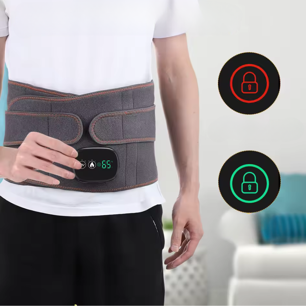 Heated Back Belt – Ultimate Back Pain Relief Support for Lumbar and Herniated Disc Treatment