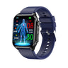 PH12 Bluetooth Talking Cardio Oximetry ECG+PPG Heart Rate Blood Glucose BP Monitoring Smart Health Watch