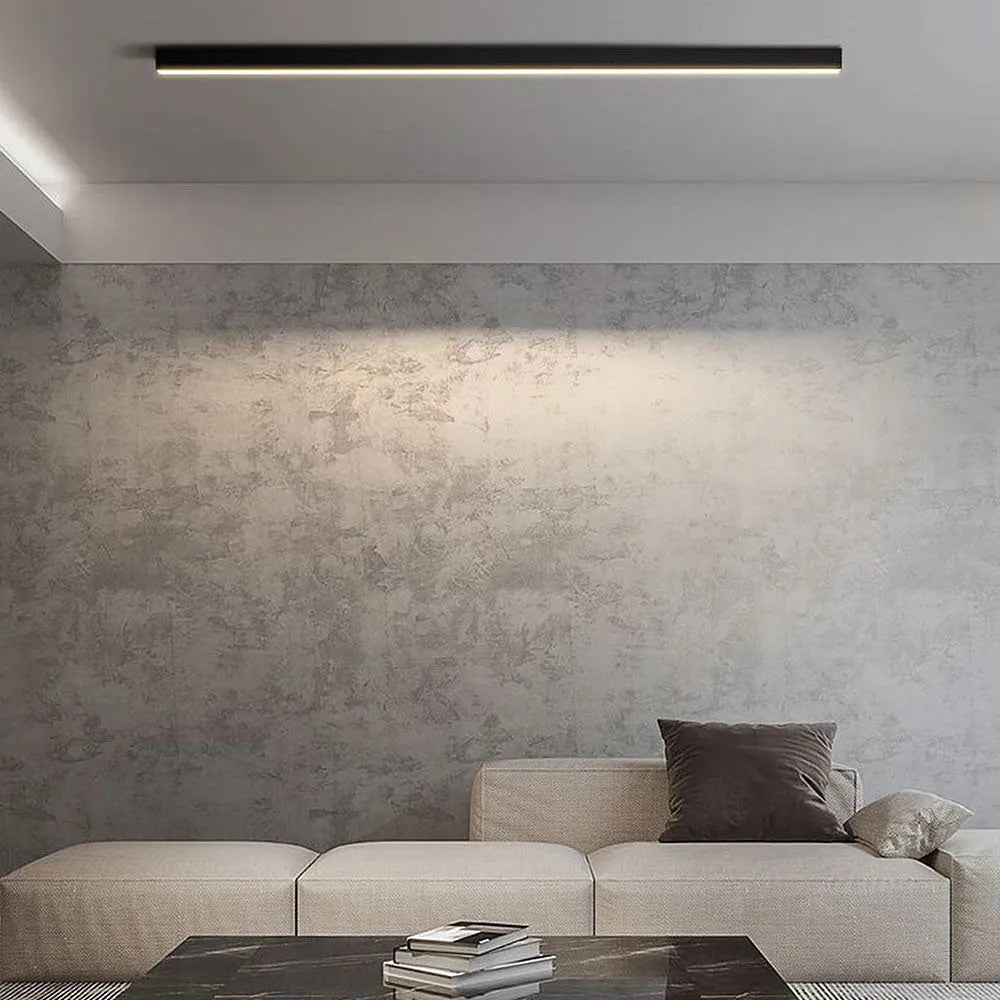 Edge Linear LED Flush Mount Ceiling Light – Stylish and Versatile Lighting Solution