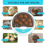 Egg Incubator for Chicken Eggs Incubator for Egg Hatching Chicks with Temp Control LED Chicken Hatcher