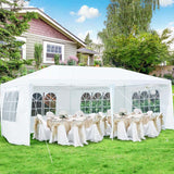 10 x 20 FT Outdoor Gazebo Canopy Tent Party Wedding Event Tent with 4 Removable Sidewalls & Carry Bag