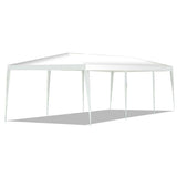 10 x 30 FT Outdoor Gazebo Canopy Tent Party Wedding Event Tent with Strong Connection Stakes & Ropes