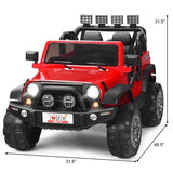 2-Seater Kids Ride on Truck, 12V Battery Electric Toddler Motorized Vehicles Riding Toy Car with Remote Control