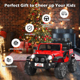 2-Seater Kids Ride on Truck, 12V Battery Electric Toddler Motorized Vehicles Riding Toy Car with Remote Control