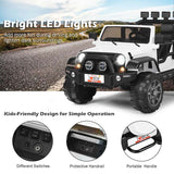 2-Seater Kids Ride on Truck, 12V Battery Electric Toddler Motorized Vehicles Riding Toy Car with Remote Control