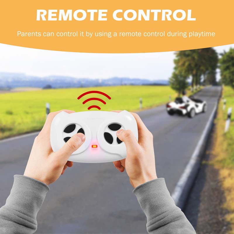 12V Licensed Lamborghini Sian FKP 37 Kids Ride-On Car with Remote, Electric Toy Roadster Carbon Fiber Textured for Toddler