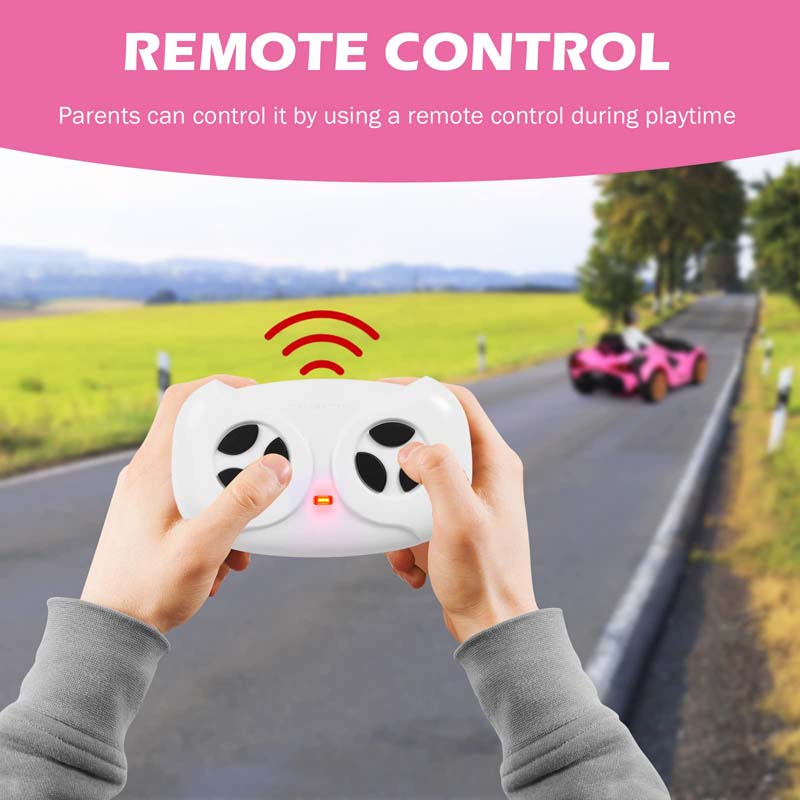 12V Licensed Lamborghini Sian FKP 37 Kids Ride-On Car with Remote, Electric Toy Roadster Carbon Fiber Textured for Toddler