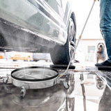 16.5" 2-in-1 Pressure Washer Surface Cleaner w/Casters, 4000 PSI Stainless Steel Undercarriage Pressure Washer Attachment