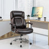 500 LBS Big & Tall Office Chair, Extra Wide Seat Leather Executive Chair, Height Adjustable Swivel Computer Desk Chair