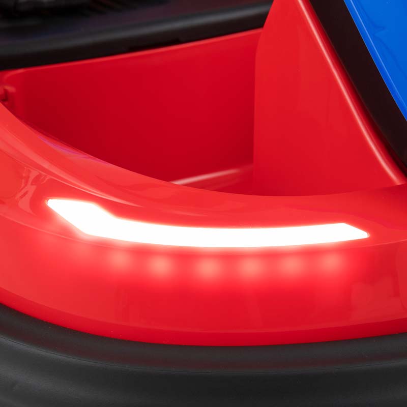 Toddler Ride on Bumper Car for Kids, 6V Electric Ride on Toy w/ 360° Spinning, Dual Motors, 2 Speeds, Music & LED Lights