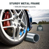 7 x 12 FT Outdoor Patio Steel Carport Canopy Tent Storage Shelter Garage Shed for Motorcycle ATV Car Bike