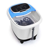 Foot Spa Bath Massager with Heat, Adjustable Water Jets, Motorized Shiatsu Massage Balls & 2 Maize Rollers