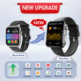 Merchpublic  PulseMax Fall Detection Watch With Blood Glucose+Blood Presssure Monitoring+Calls -??Free Straps