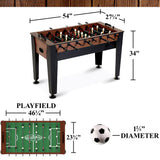 Professional Foosball Soccer Table 54" For Indoor & Outdoor