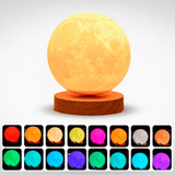 Levitating Illusion Color Option Rotating Magnetic Moon Lamp
