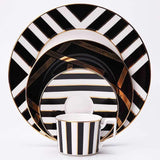 Classic 4-Piece Mozart Dinner Set – Porcelain Tableware for Formal Dining & Special Occasions