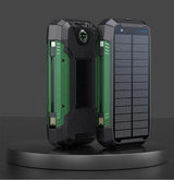 30000mAh Solar Charger Wireless Waterproof Power Bank External