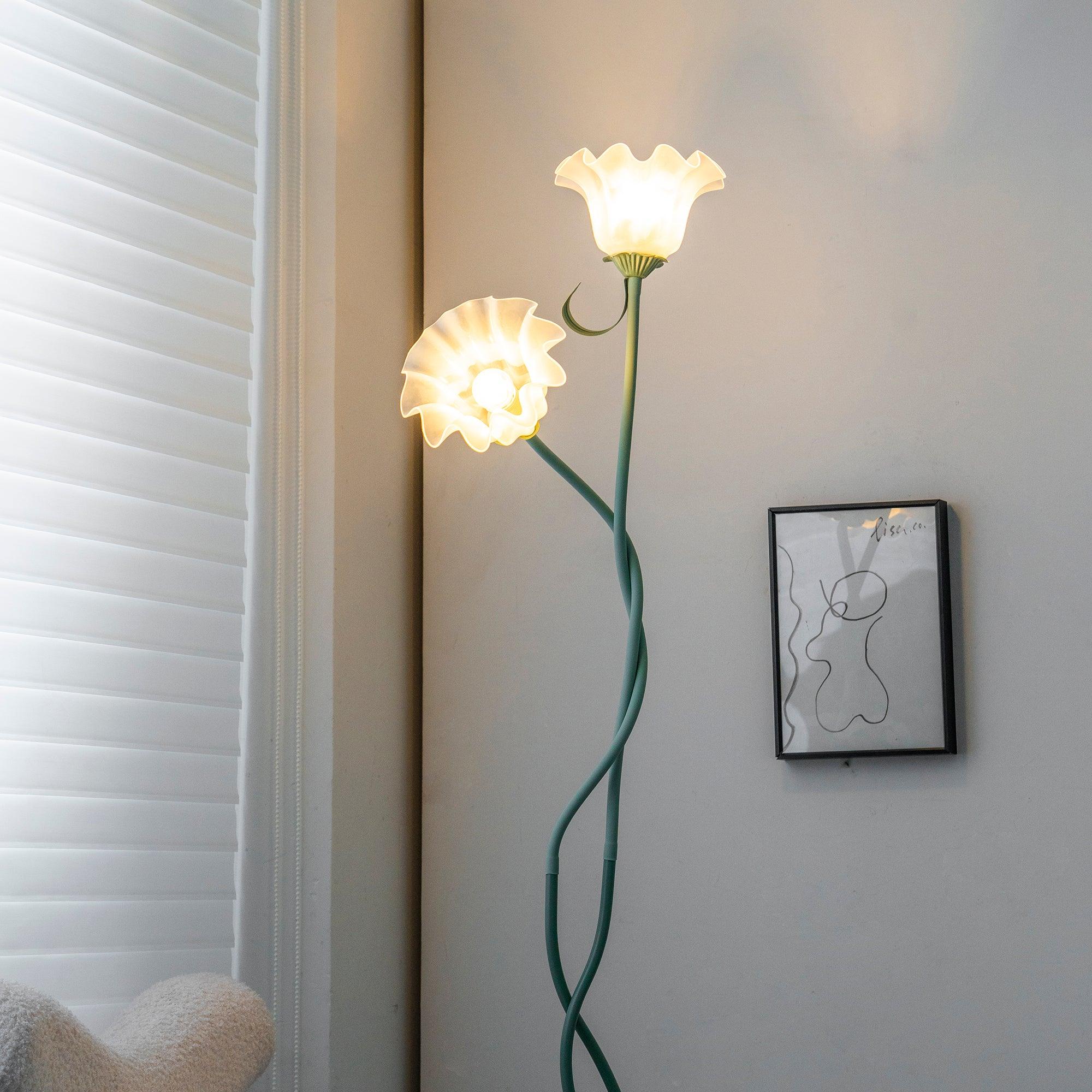 LED Floor Lamp with Calla Flower Design - Modern Lighting for Living Room & Bedroom Decor