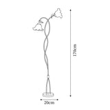 LED Floor Lamp with Calla Flower Design - Modern Lighting for Living Room & Bedroom Decor