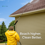 Telescoping High Pressure Washer Wand Set | 4000 PSI, 7 Nozzle Tips & Ideal for Gutter, Roof, and Hard-to-Reach Cleaning