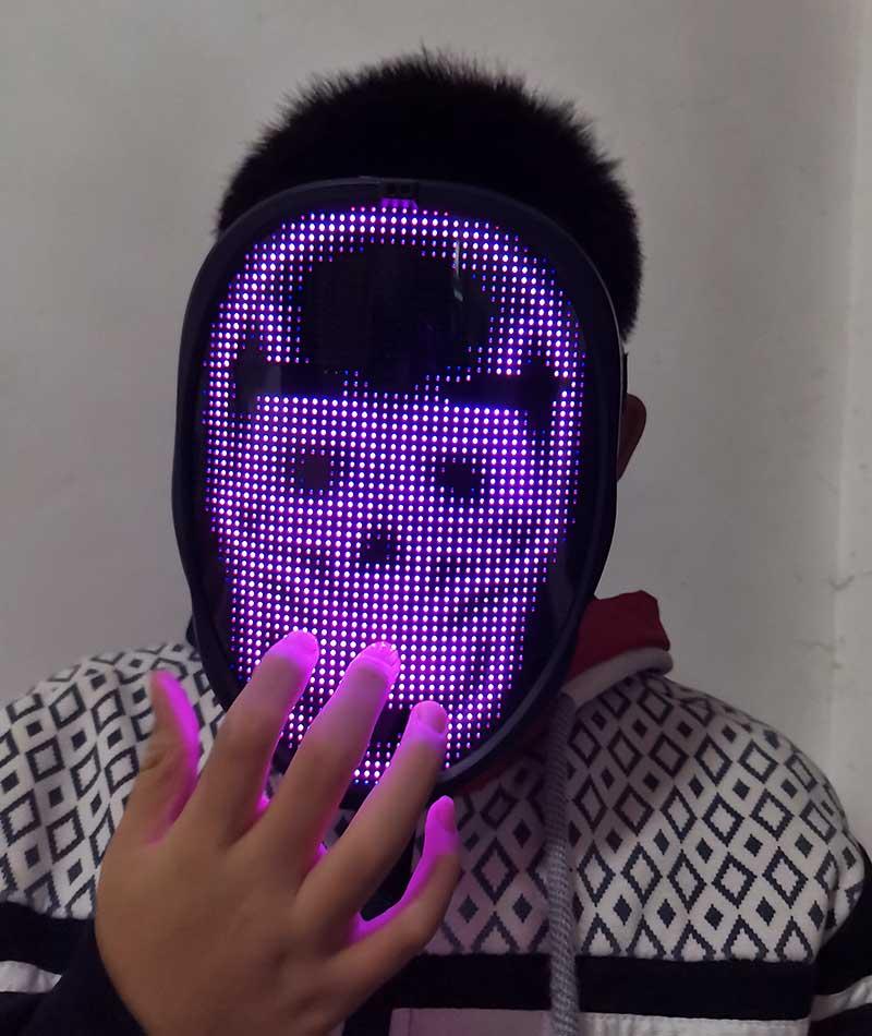 Amazing Customizable RGB LED Mask