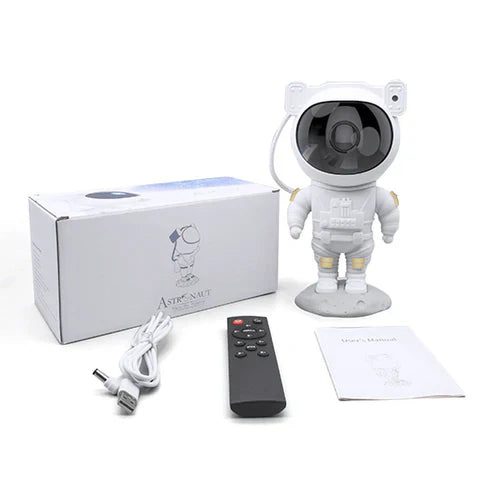 Astronaut Galaxy Projector | 8 Adjustable Nebula Colors & Remote Control for Relaxation and Stargazing