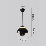 LED Pendant Light Fixture - Nordic Modern Design with Adjustable Height - Ideal for Dining Room, Kitchen, and Living Spaces