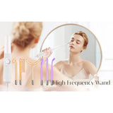 Elysium Glow™ | Professional High-Frequency Facial Wand | Anti-Aging Skin Rejuvenation Device for Home Use & Spa Treatments