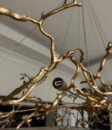 French Style Crystal Chandelier with Branch Design for Living Room & Dining Room Lighting