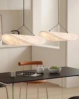 Japandi Style Table Lamp - Modern Minimalist Design with Wooden Base - Perfect for Living Room & Bedroom Decor