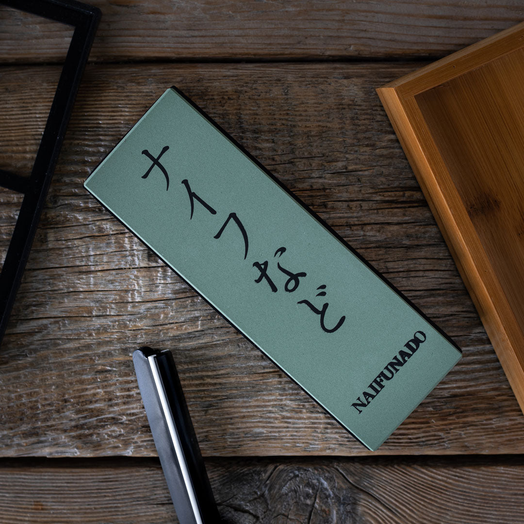 Professional Whetstone Knife Sharpener - Dual-Sided Grit for Precision Sharpening & Maintenance of Kitchen Knives