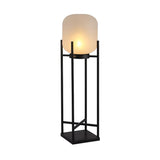 Solar Floor Lamp Lantern - Waterproof LED Outdoor Lighting for Patios, Gardens, and Backyards