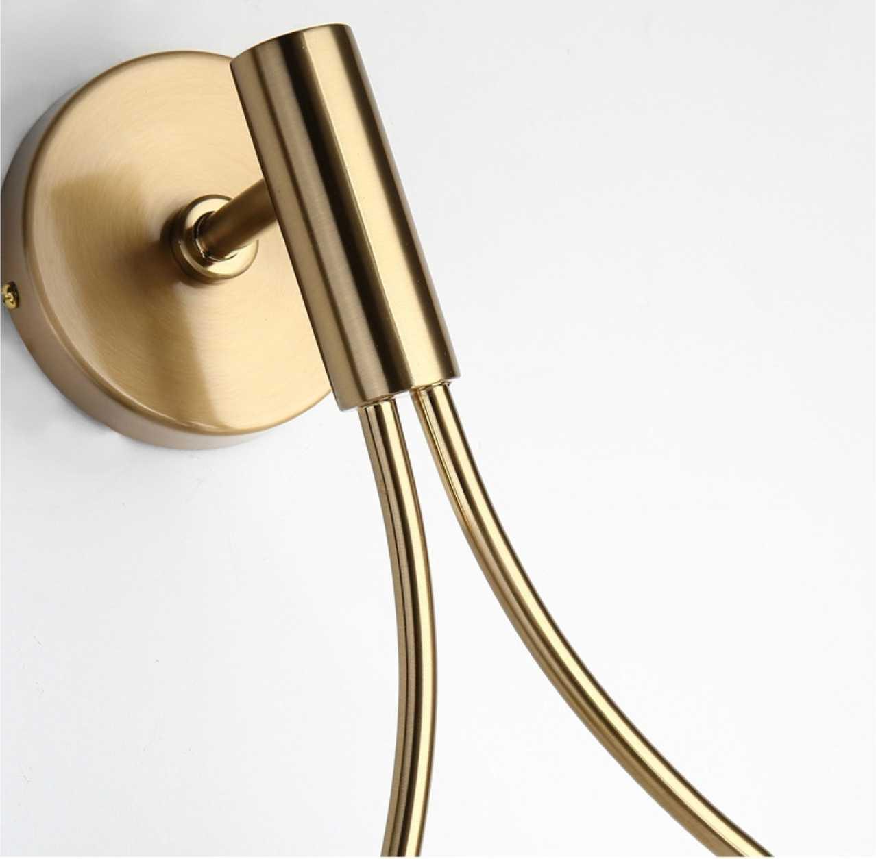 LED Modern Nordic Wall Light Fixture - Adjustable Sconce for Living Room, Bedroom & Hallway Lighting