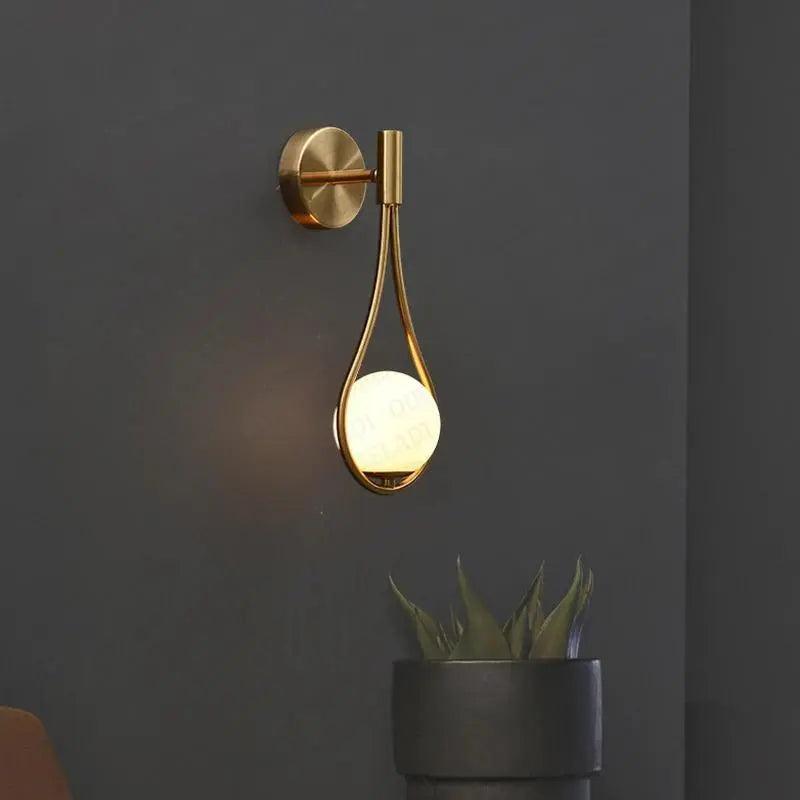 LED Modern Nordic Wall Light Fixture - Adjustable Sconce for Living Room, Bedroom & Hallway Lighting