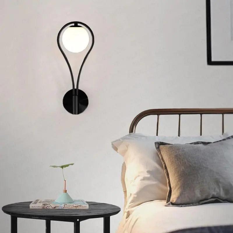 LED Modern Nordic Wall Light Fixture - Adjustable Sconce for Living Room, Bedroom & Hallway Lighting