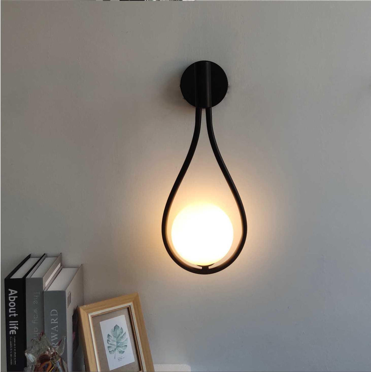 LED Modern Nordic Wall Light Fixture - Adjustable Sconce for Living Room, Bedroom & Hallway Lighting
