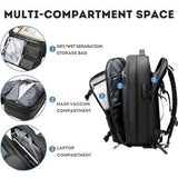Vacuum Compression Backpack | Hassle-Free Air Travel and Storage | With Vacuum Sealer Bags for Easy Packing and Carry-On