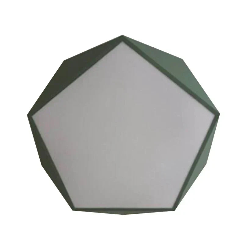 Lumina Polygon - Pentagonal Ceiling Lamp Macaron