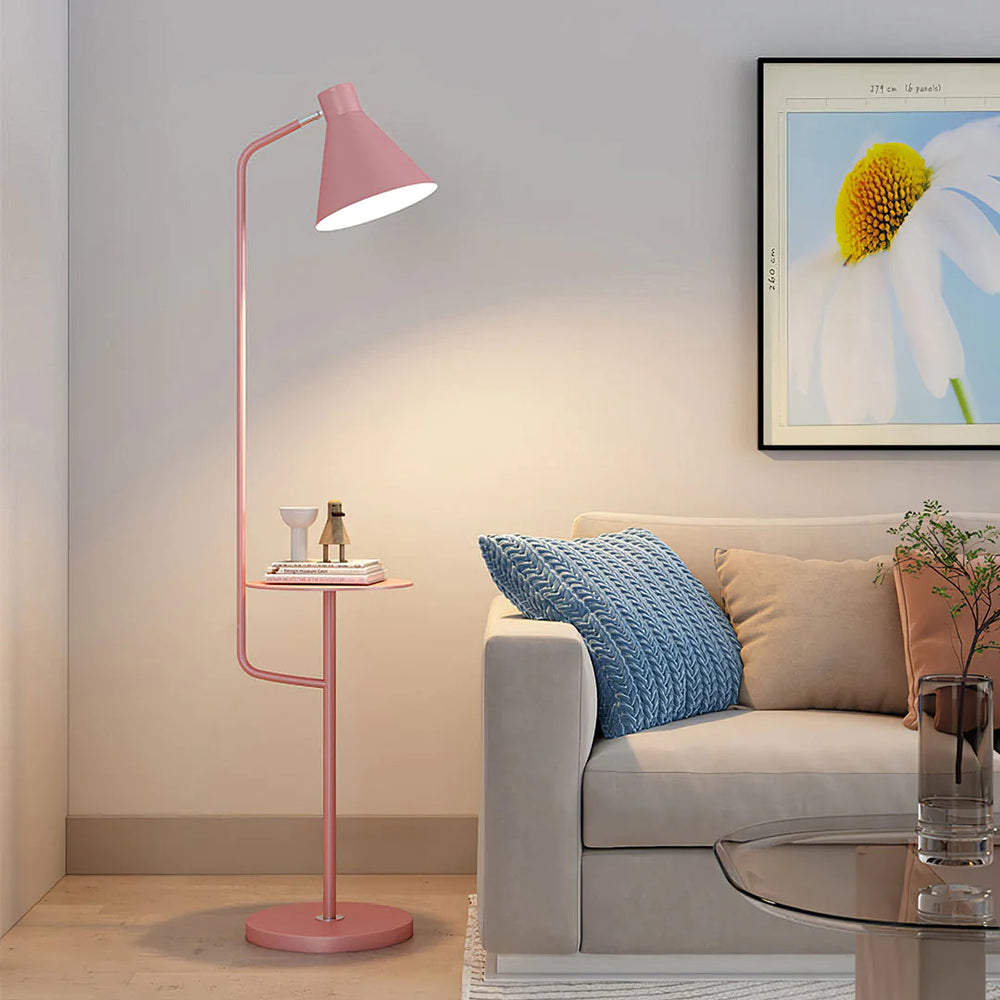LED Macaron Floor Lamp - Colorful Adjustable Lighting Fixture for Living Room & Bedroom Decor