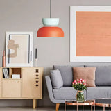 Nordic Color Block Pendant Light Fixture - Modern Hanging Lamp for Kitchen & Dining Room