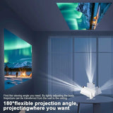 Best 4K Projector for Home Theater - Magcubic Android 11 Dual Wifi6 1080P 1280*720P LED Portable Projector