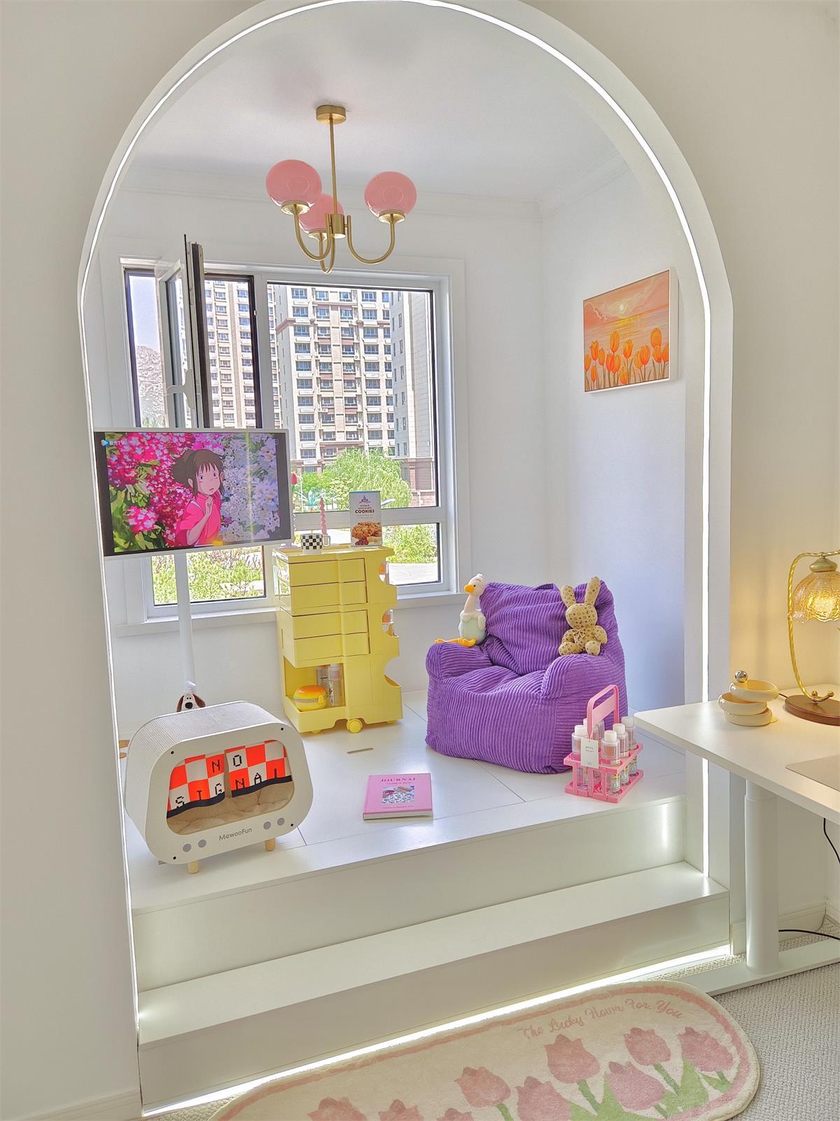 LED Marshmallow Chandelier Light Fixture - Modern White Pendant Lighting for Dining Room & Living Room Decor