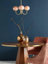 LED Marshmallow Chandelier Light Fixture - Modern White Pendant Lighting for Dining Room & Living Room Decor