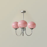 LED Marshmallow Chandelier Light Fixture - Modern White Pendant Lighting for Dining Room & Living Room Decor