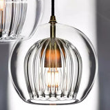 Timber Glow - Modern glass pendant lamp